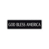 God Bless America Road Aluminum Metal Novelty Street Plate Sign Wall Gift Decor