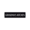 Grandma's Kitchen Road Aluminum Metal Novelty Street Plate Sign Wall Gift Decor