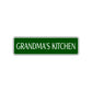 Grandma's Kitchen Road Aluminum Metal Novelty Street Plate Sign Wall Gift Decor