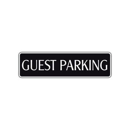 Guest Parking Road Aluminum Metal Novelty Street Plate Sign Wall Gift Decor