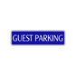 Guest Parking Road Aluminum Metal Novelty Street Plate Sign Wall Gift Decor
