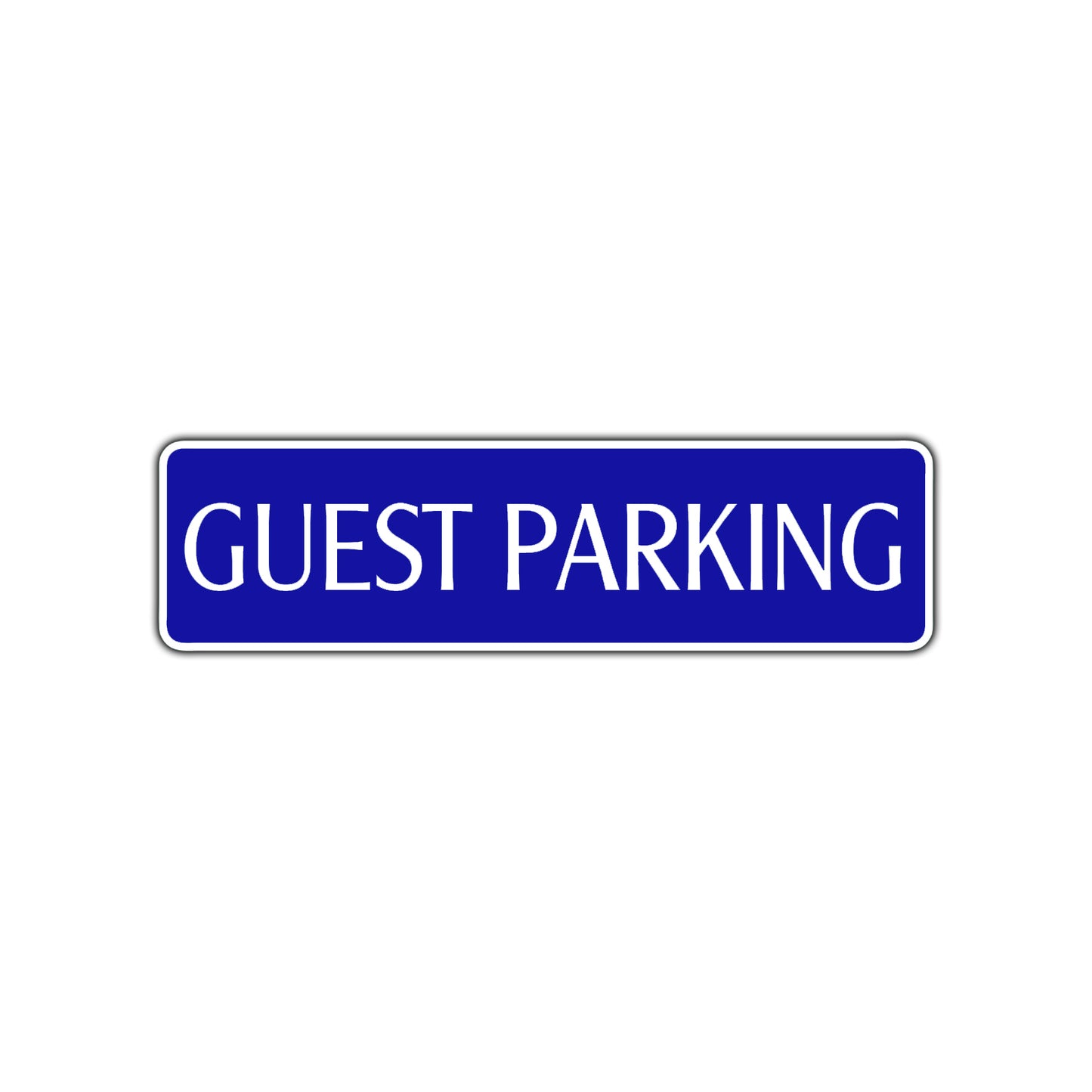 Guest Parking Road Aluminum Metal Novelty Street Plate Sign Wall Gift Decor