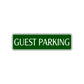 Guest Parking Road Aluminum Metal Novelty Street Plate Sign Wall Gift Decor