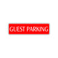 Guest Parking Road Aluminum Metal Novelty Street Plate Sign Wall Gift Decor