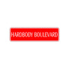 Hardbody Boulevard Harley Road Aluminum Metal Novelty Street Plate Sign Wall Gift Decor