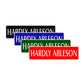 Hardly Ableson Road Aluminum Metal Novelty Street Plate Sign Wall Gift Decor