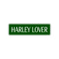 Harley Lover Road Aluminum Metal Novelty Street Plate Sign Wall Gift Decor