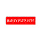 Harley Parts Here Road Aluminum Metal Novelty Street Plate Sign Wall Gift Decor