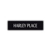 Harley Place Road Aluminum Metal Novelty Street Plate Sign Wall Gift Decor