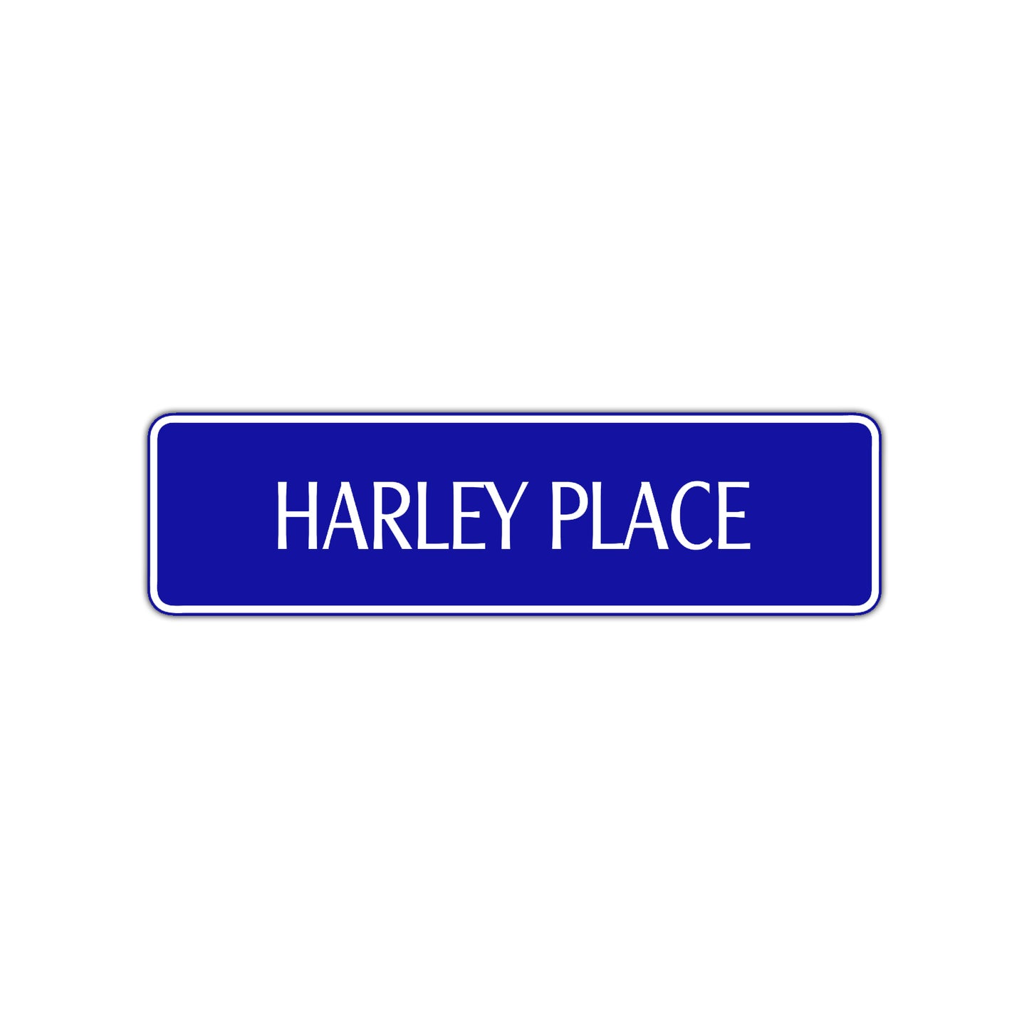 Harley Place Road Aluminum Metal Novelty Street Plate Sign Wall Gift Decor