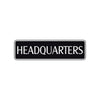 Headquarters Road Aluminum Metal Novelty Street Plate Sign Wall Gift Decor