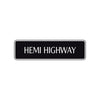 Hemi Highway Road Aluminum Metal Novelty Street Plate Sign Wall Gift Decor