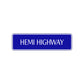 Hemi Highway Road Aluminum Metal Novelty Street Plate Sign Wall Gift Decor