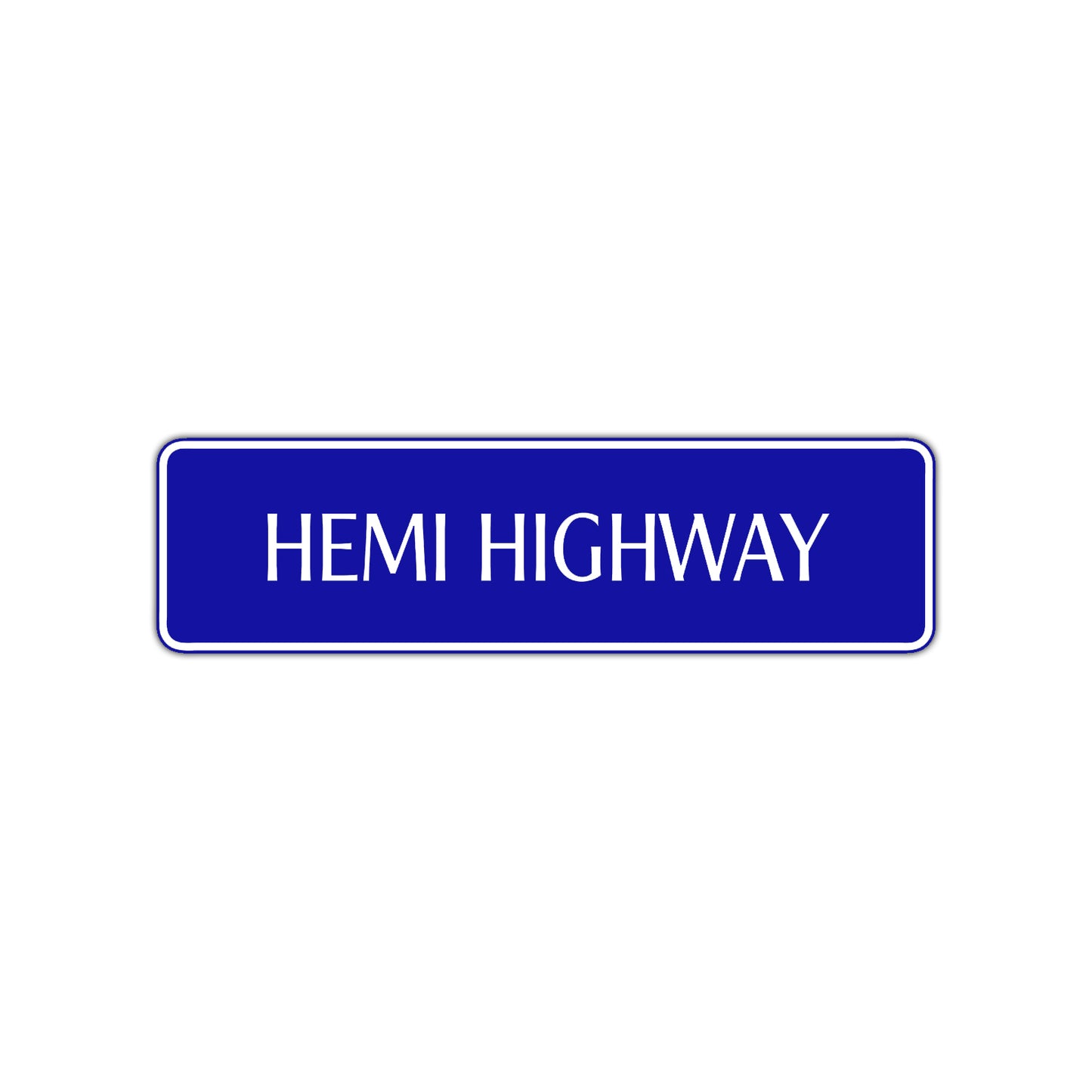 Hemi Highway Road Aluminum Metal Novelty Street Plate Sign Wall Gift Decor
