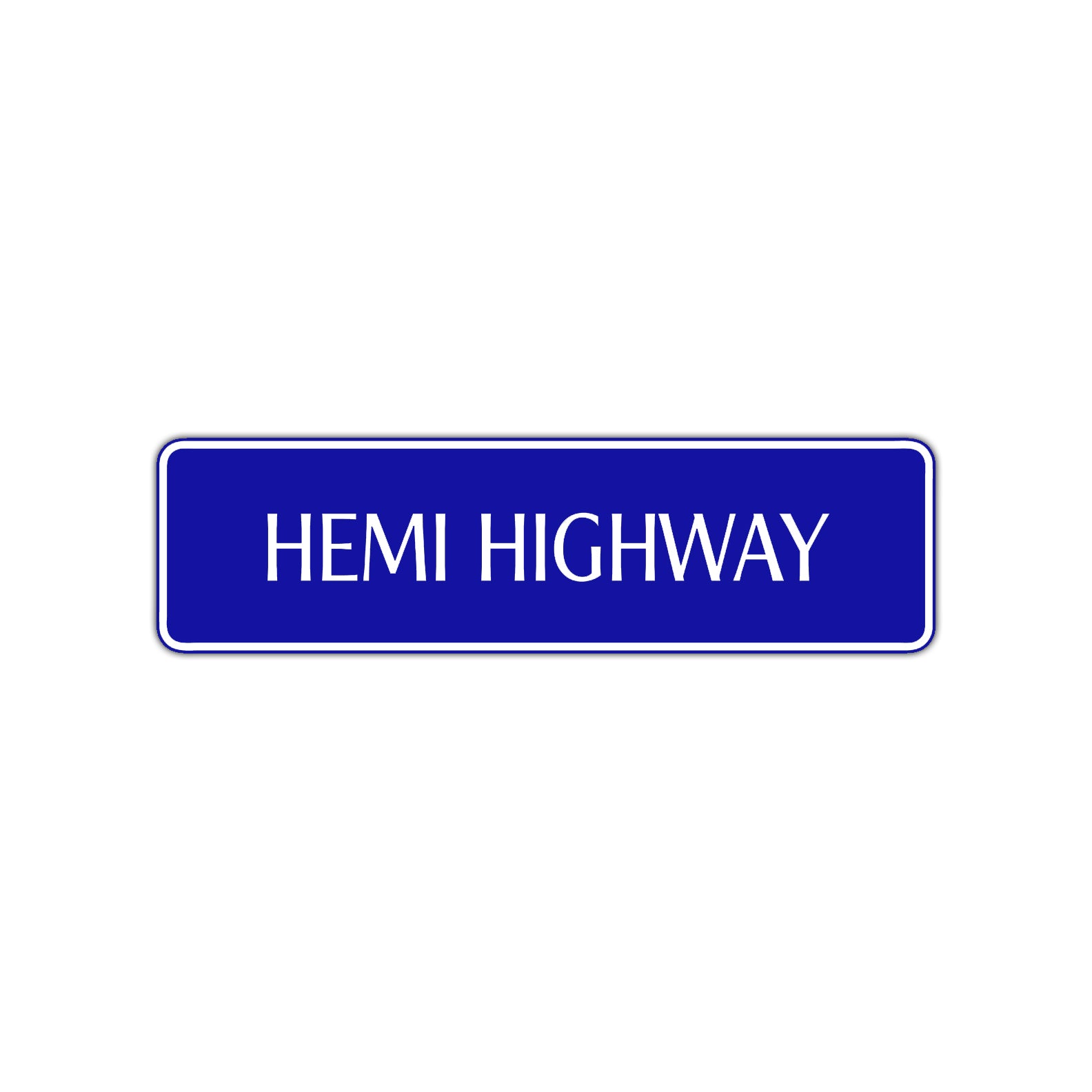 Hemi Highway Road Aluminum Metal Novelty Street Plate Sign Wall Gift Decor