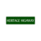 Heritage Highway Harley Road Aluminum Metal Novelty Street Plate Sign Wall Gift Decor