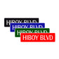 Hi Boy Boulevard Road Aluminum Metal Novelty Street Plate Sign Wall Gift Decor