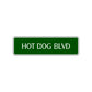 Hot Dog Boulevard Road Aluminum Metal Novelty Street Plate Sign Wall Gift Decor