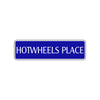Hotwheels Place Road Aluminum Metal Novelty Street Plate Sign Wall Gift Decor