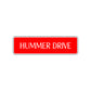 Hummer Drive Road Aluminum Metal Novelty Street Plate Sign Wall Gift Decor
