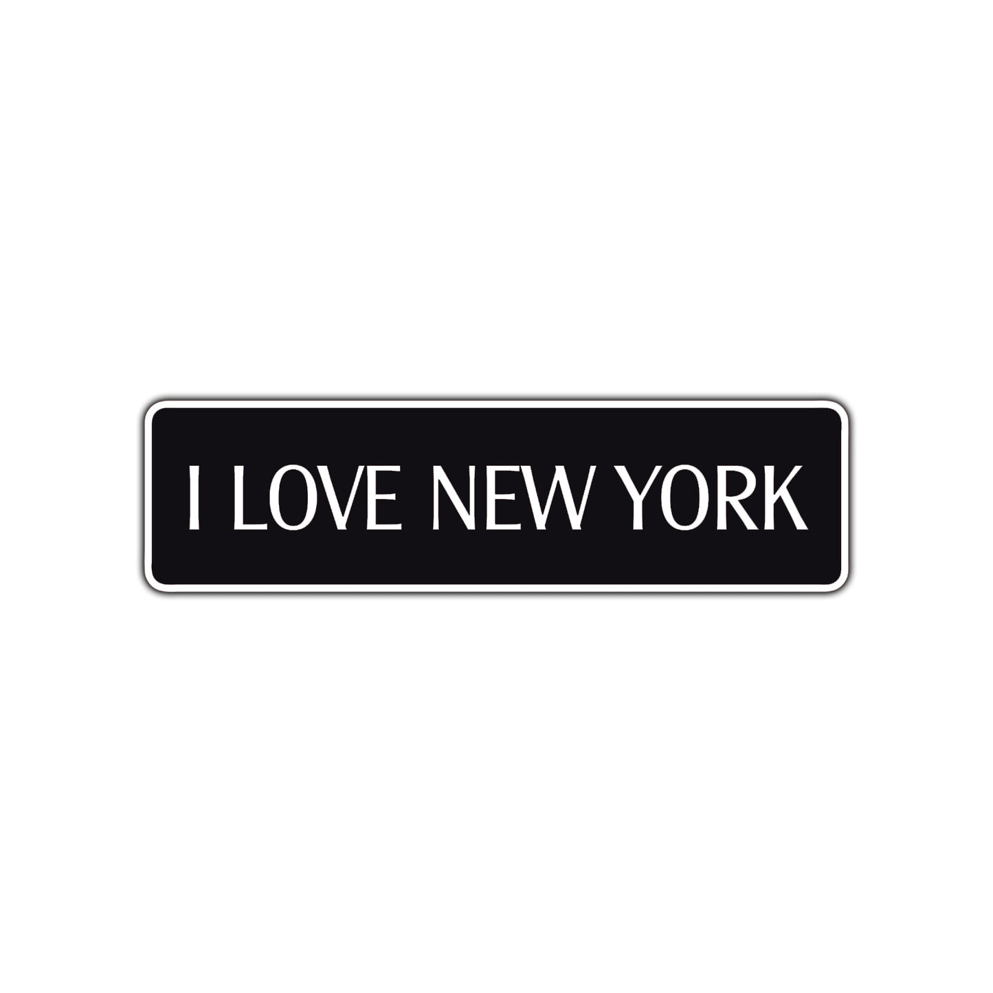 I Love New York US NY City Road Aluminum Metal Novelty Street Plate Sign Wall Gift Decor