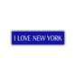 I Love New York US NY City Road Aluminum Metal Novelty Street Plate Sign Wall Gift Decor