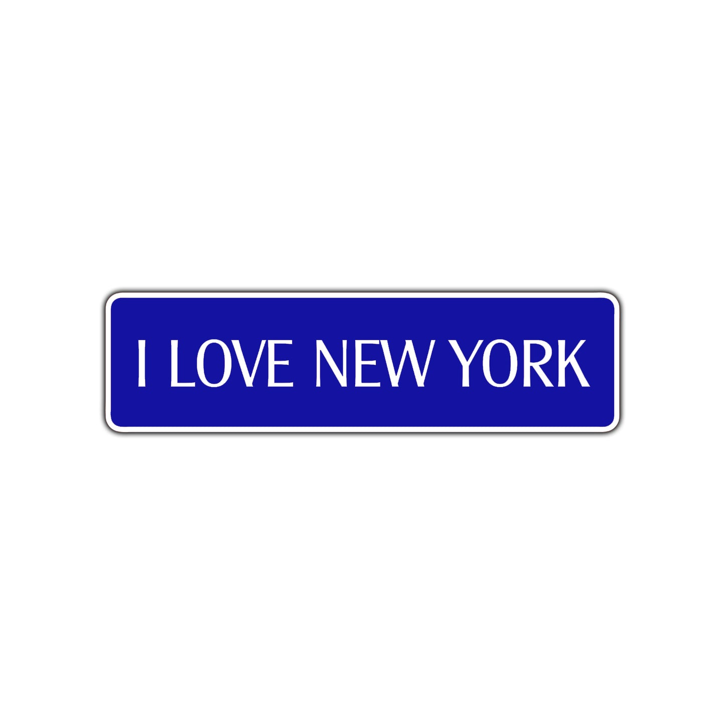I Love New York US NY City Road Aluminum Metal Novelty Street Plate Sign Wall Gift Decor