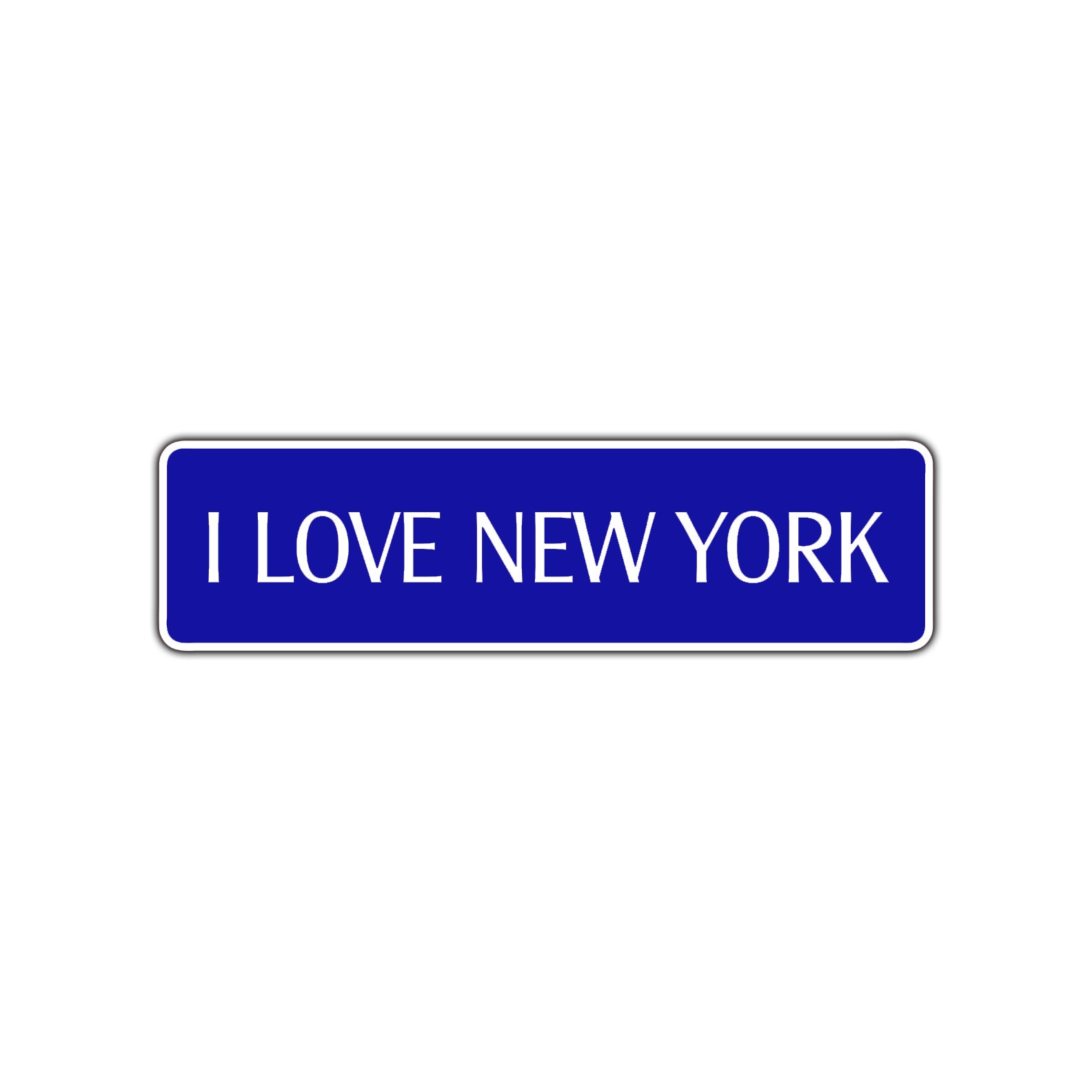 I Love New York US NY City Road Aluminum Metal Novelty Street Plate Sign Wall Gift Decor