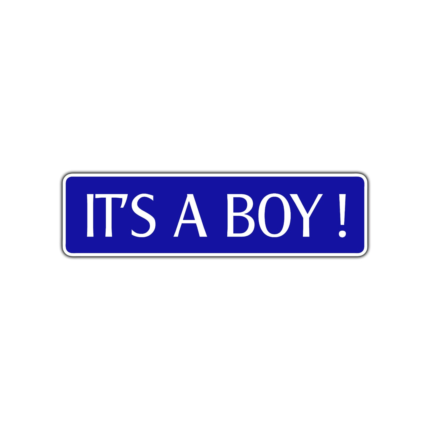 It's A Boy Road Aluminum Metal Novelty Street Plate Sign Wall Gift Decor