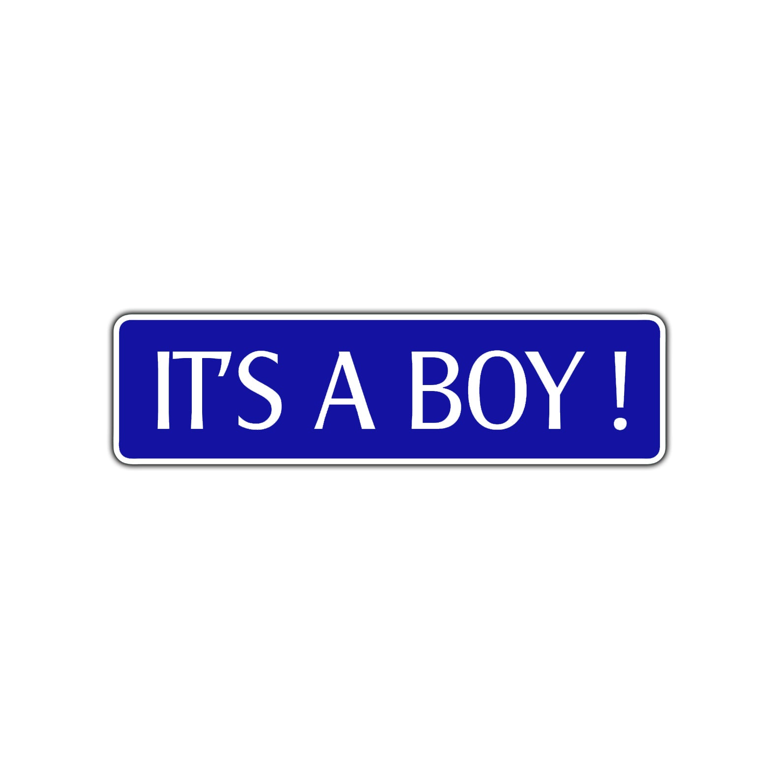 It's A Boy Road Aluminum Metal Novelty Street Plate Sign Wall Gift Decor