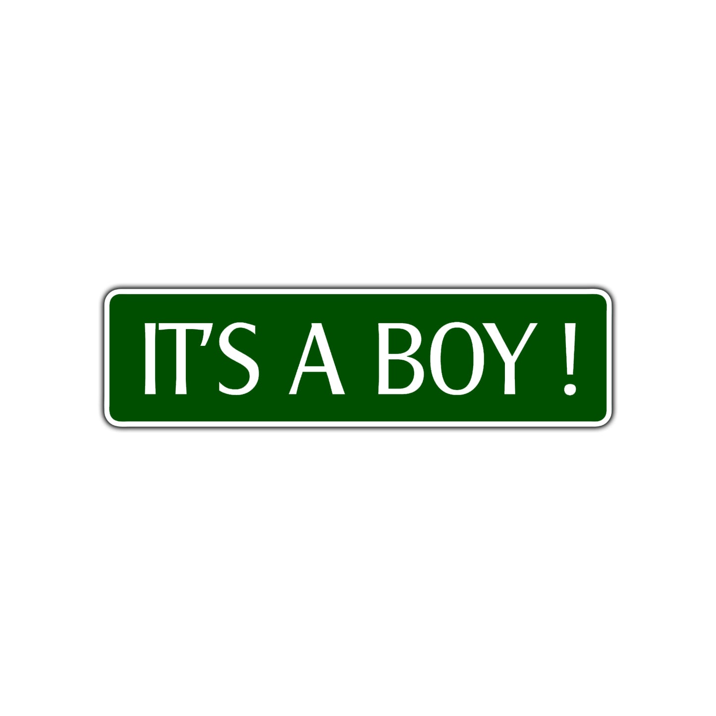 It's A Boy Road Aluminum Metal Novelty Street Plate Sign Wall Gift Decor