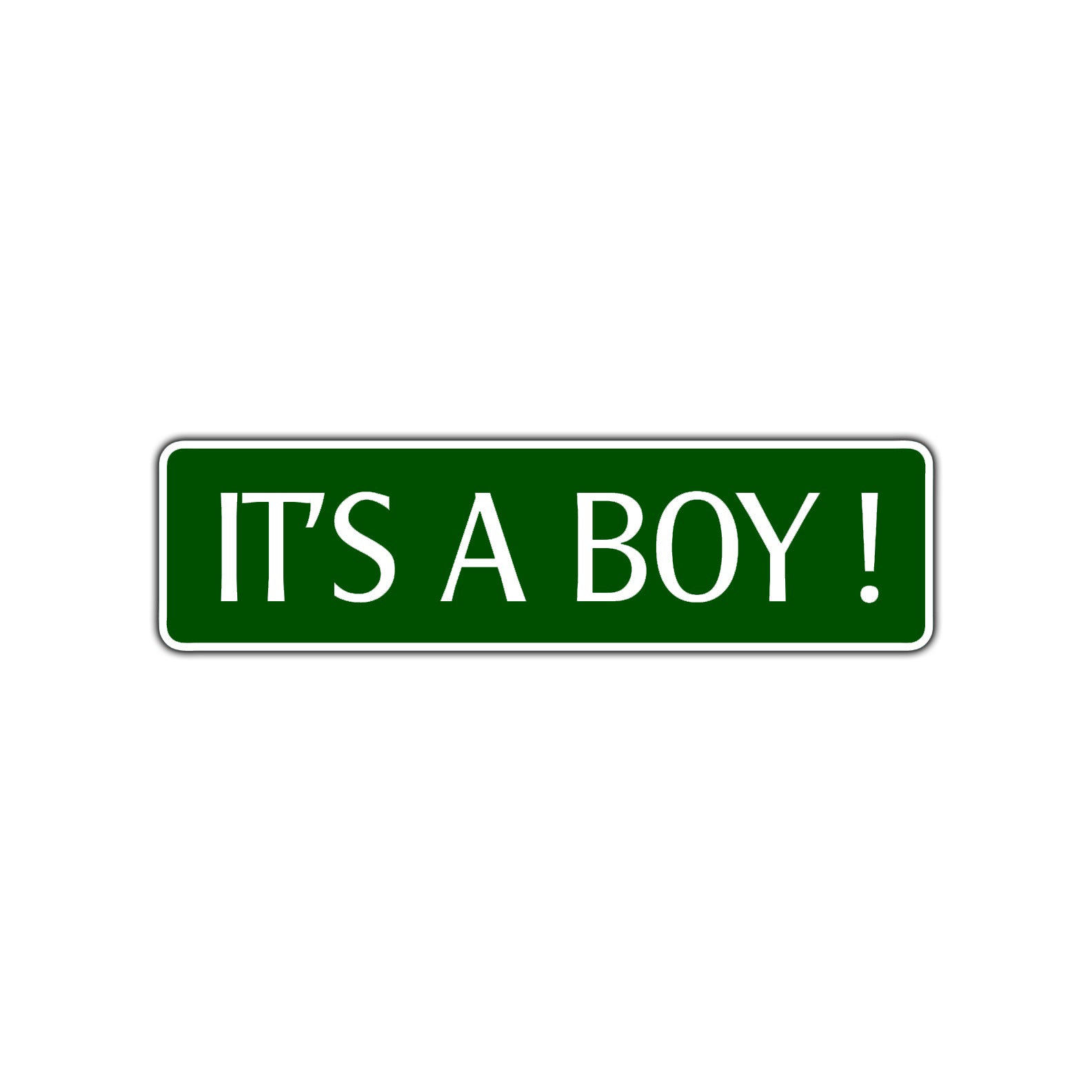 It's A Boy Road Aluminum Metal Novelty Street Plate Sign Wall Gift Decor