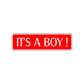 It's A Boy Road Aluminum Metal Novelty Street Plate Sign Wall Gift Decor