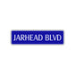Jarhead Boulevard Road Aluminum Metal Novelty Street Plate Sign Wall Gift Decor