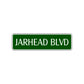Jarhead Boulevard Road Aluminum Metal Novelty Street Plate Sign Wall Gift Decor