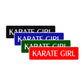 Karate Girl Karate MMA Road Aluminum Metal Novelty Street Plate Sign Wall Gift Decor