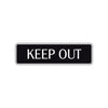 Keep Out Road Aluminum Metal Novelty Street Plate Sign Wall Gift Decor