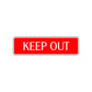 Keep Out Road Aluminum Metal Novelty Street Plate Sign Wall Gift Decor