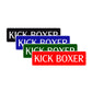 Kick Boxer Karate MMA Road Aluminum Metal Novelty Street Plate Sign Wall Gift Decor