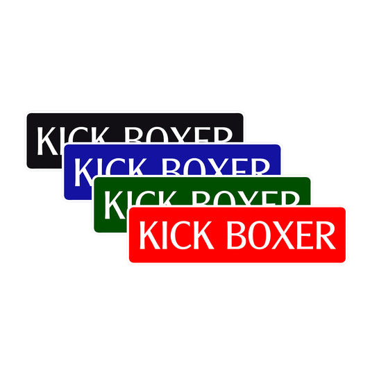 Kick Boxer Karate MMA Road Aluminum Metal Novelty Street Plate Sign Wall Gift Decor