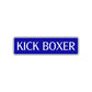 Kick Boxer Karate MMA Road Aluminum Metal Novelty Street Plate Sign Wall Gift Decor