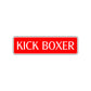 Kick Boxer Karate MMA Road Aluminum Metal Novelty Street Plate Sign Wall Gift Decor