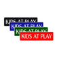 Kids At Play Road Aluminum Metal Novelty Street Plate Sign Wall Gift Decor