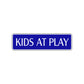 Kids At Play Road Aluminum Metal Novelty Street Plate Sign Wall Gift Decor