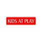 Kids At Play Road Aluminum Metal Novelty Street Plate Sign Wall Gift Decor