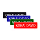 Kohai Customizable Name Karate MMA Road Aluminum Metal Novelty Street Plate Sign Wall Gift Decor