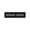 Kohai Customizable Name Karate MMA Road Aluminum Metal Novelty Street Plate Sign Wall Gift Decor