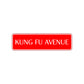 Kung Fu Avenue Road Aluminum Metal Novelty Street Plate Sign Wall Gift Decor