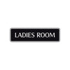Ladies Room Bathroom Road Aluminum Metal Novelty Street Plate Sign Wall Gift Decor
