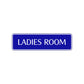 Ladies Room Bathroom Road Aluminum Metal Novelty Street Plate Sign Wall Gift Decor
